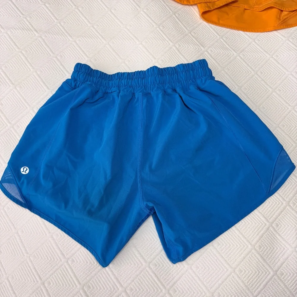 Lululemon Hot Hotty Shorts Size 2, Inseam 4”, Blue Yellow Multi, Lot of 3 - Picture 3 of 14